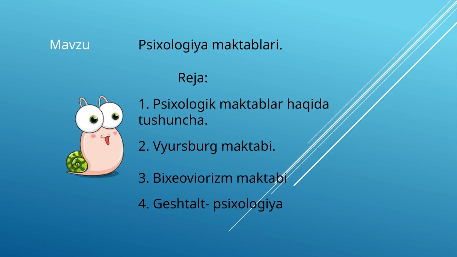 Psixologiya maktablari