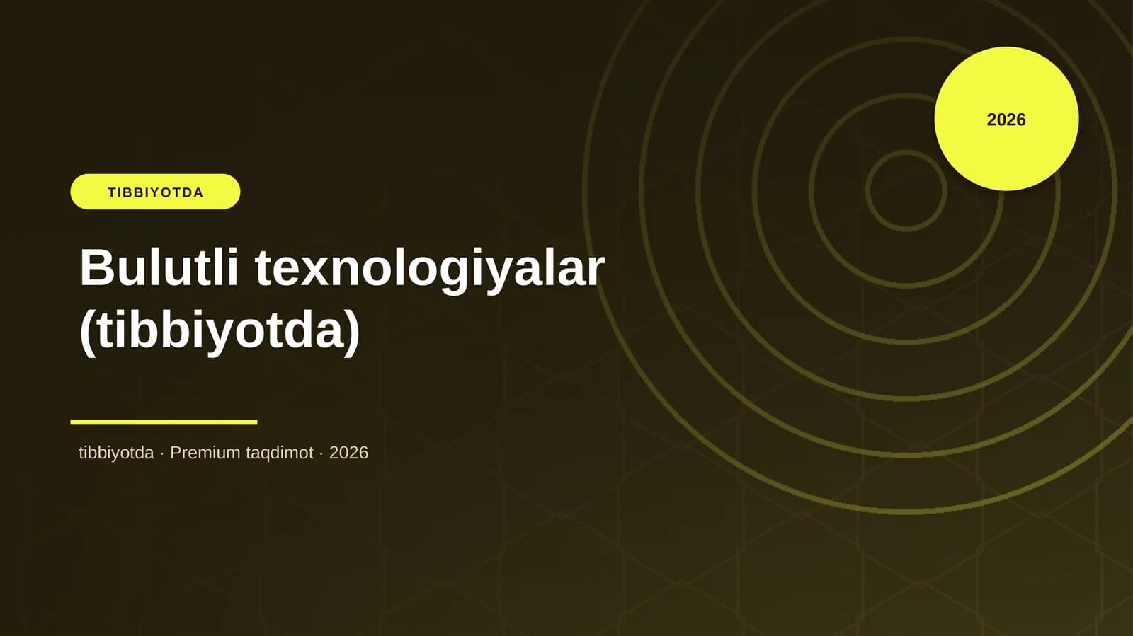 Bulutli texnologiyalar (tibbiyotda)