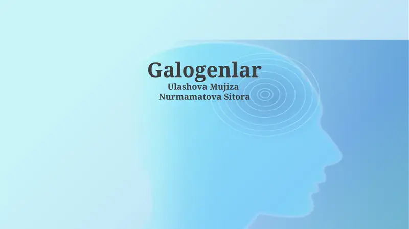 Galogenlar