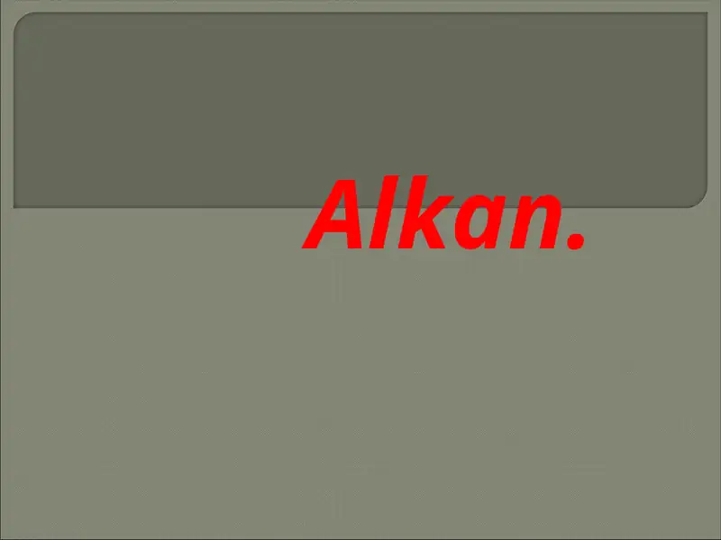 Alkan