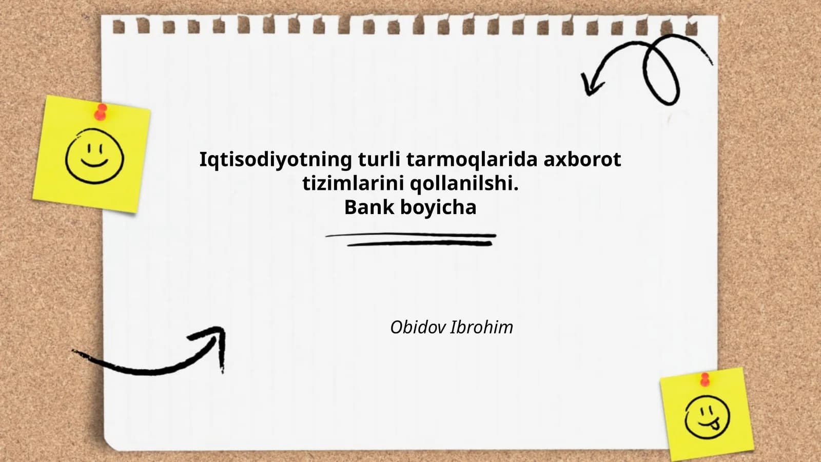 Banklarda axborot tizimlarini qollanilshi