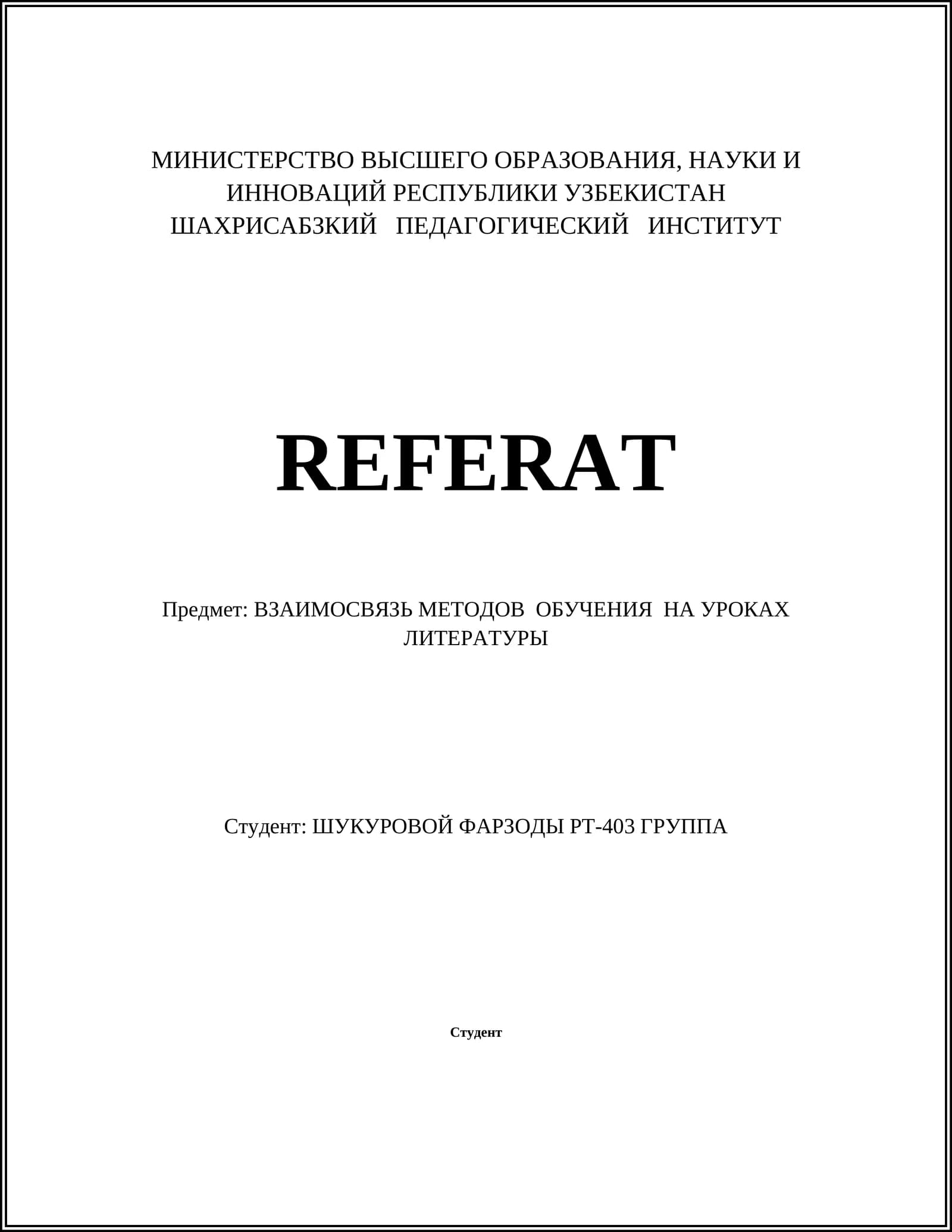 REFERAT