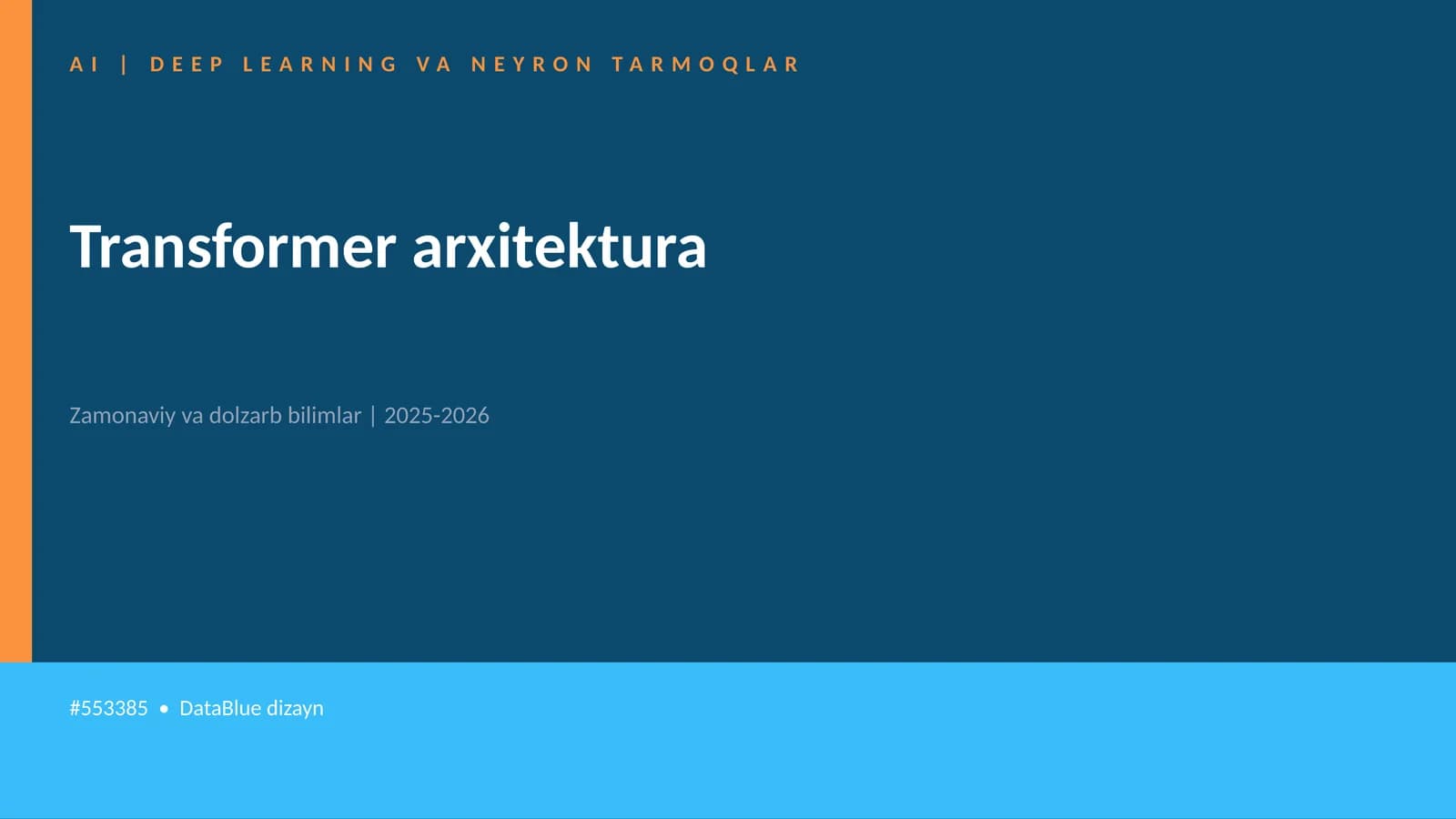 Transformer arxitektura