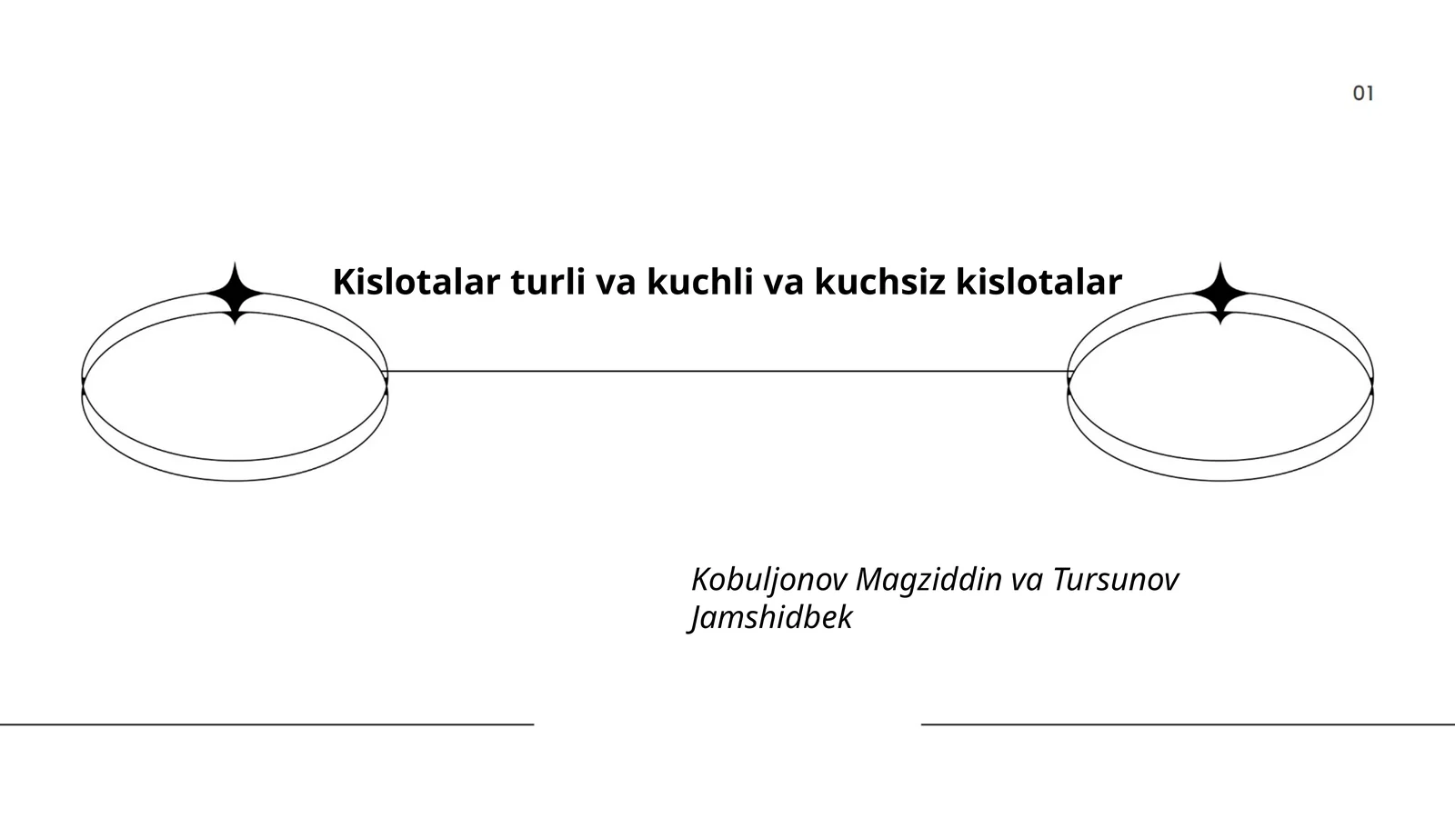Kislotalar turli va kuchli va kuchsiz kislotalar