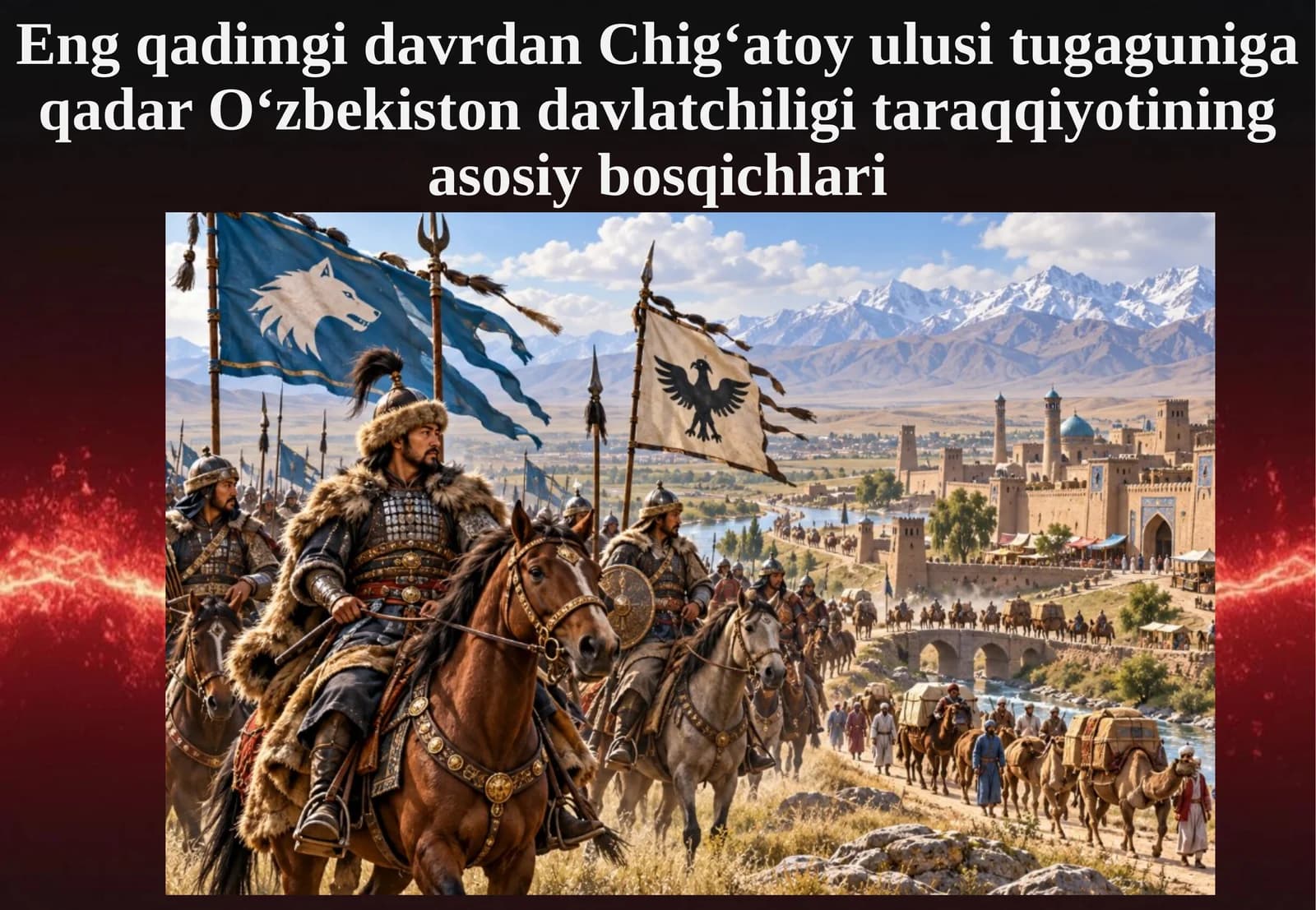 Eng qadimgi davrdan Chig‘atoy ulusi tugaguniga qadar O‘zbekiston.