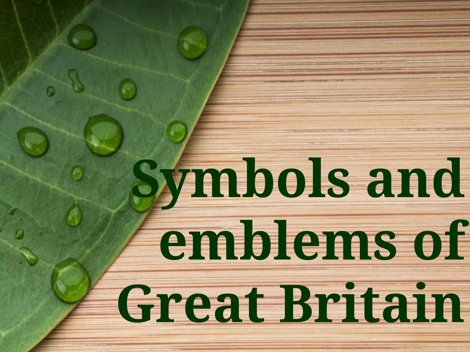 Sights of Great Britain