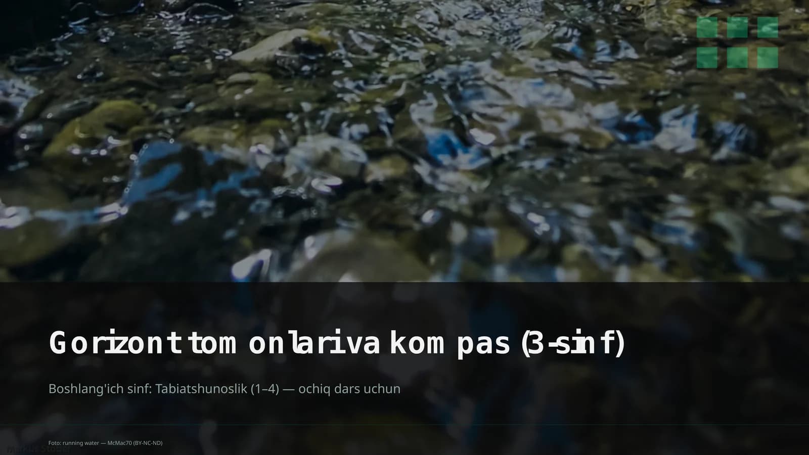 Gorizont tomonlari va kompas (3-sinf)
