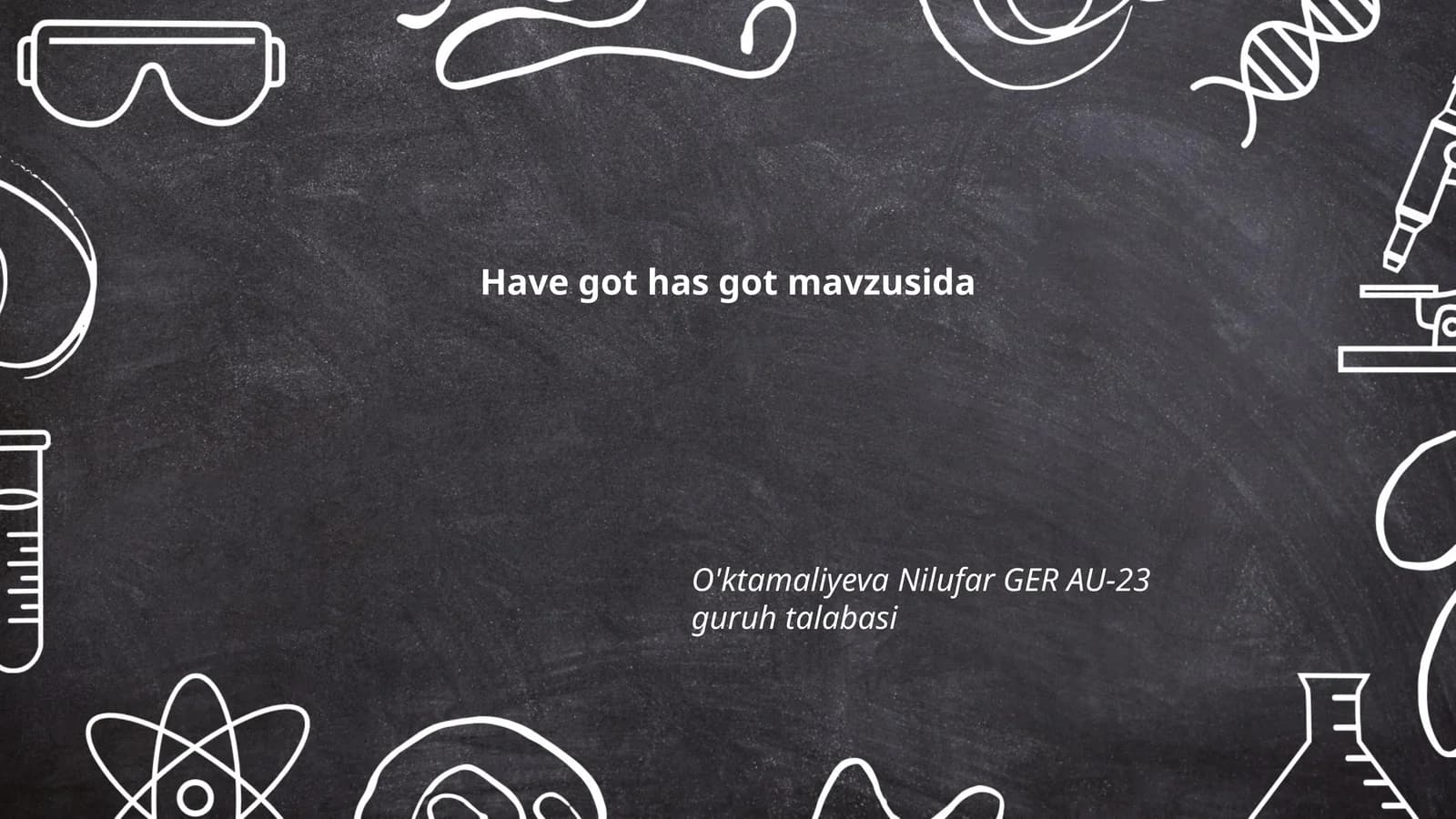 Ega shakli: "Have got" va "Has got" ni qanday ishlatish