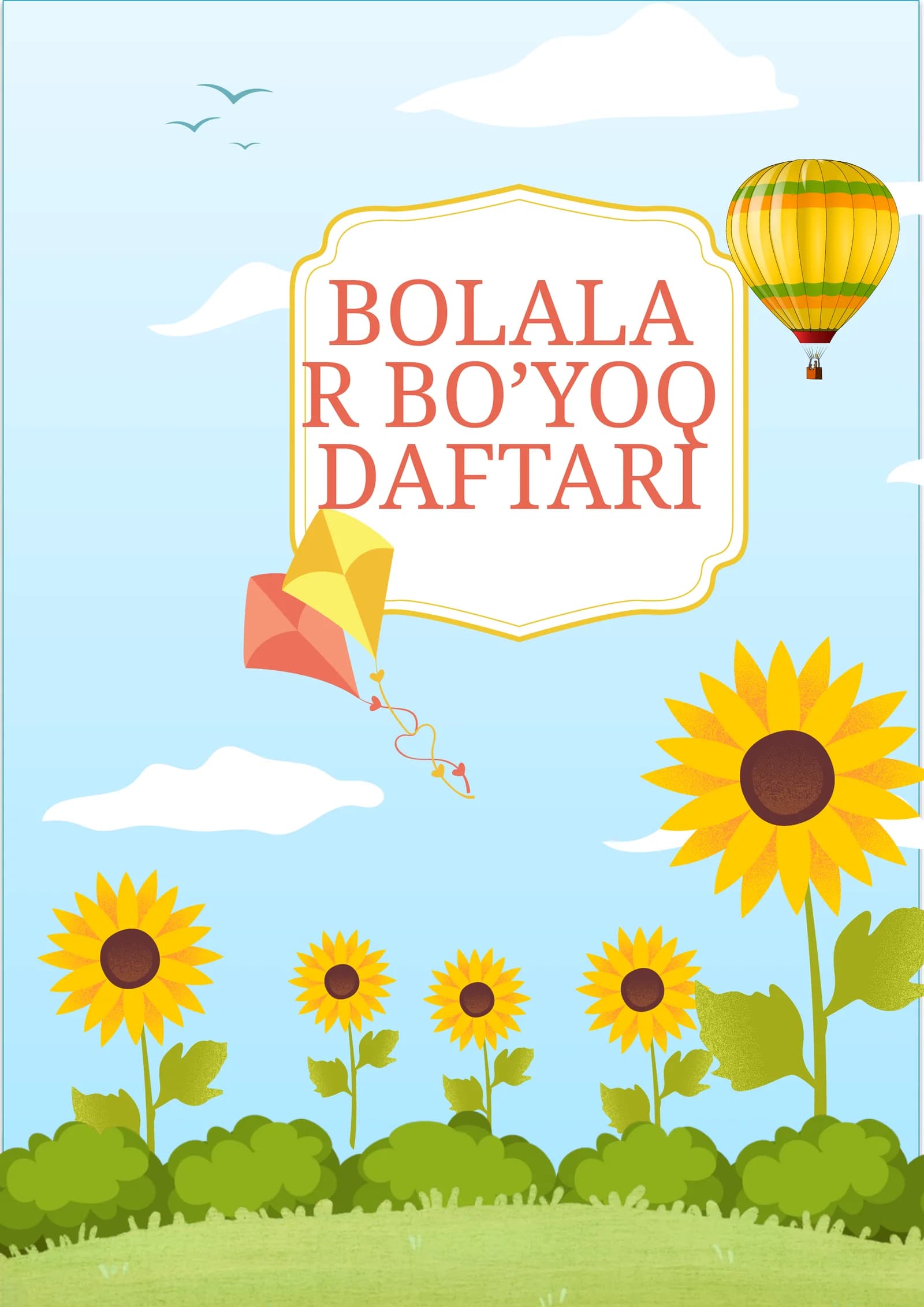 BOLALAR UCHUN INTERAKTIV BO’YOQ DAFTARI