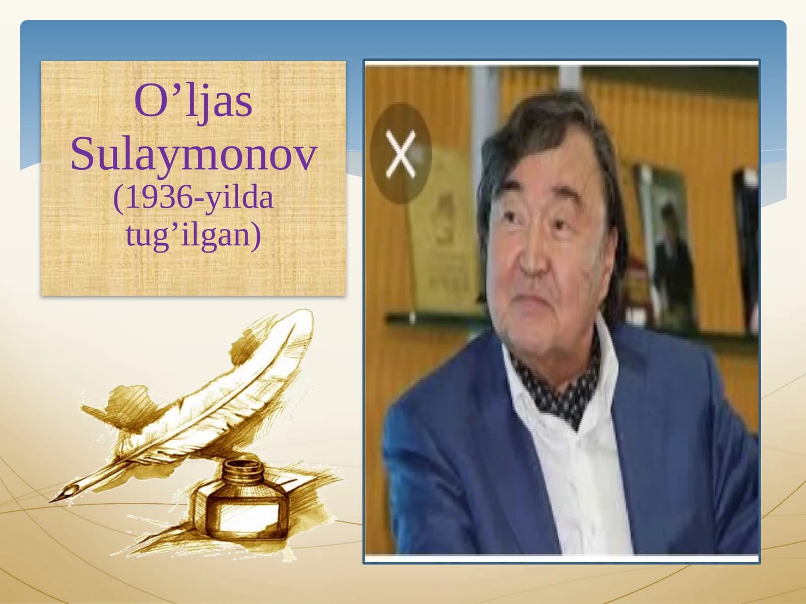 O’ljasSulaymonovning hayoti va ijodi