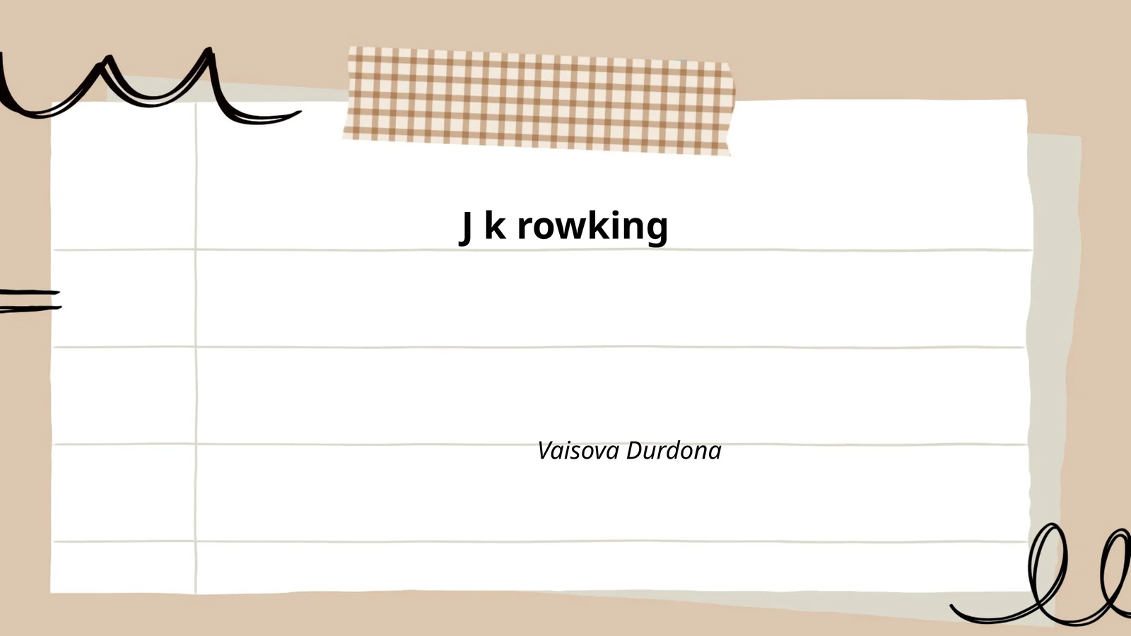 J.K. Rowling Biography