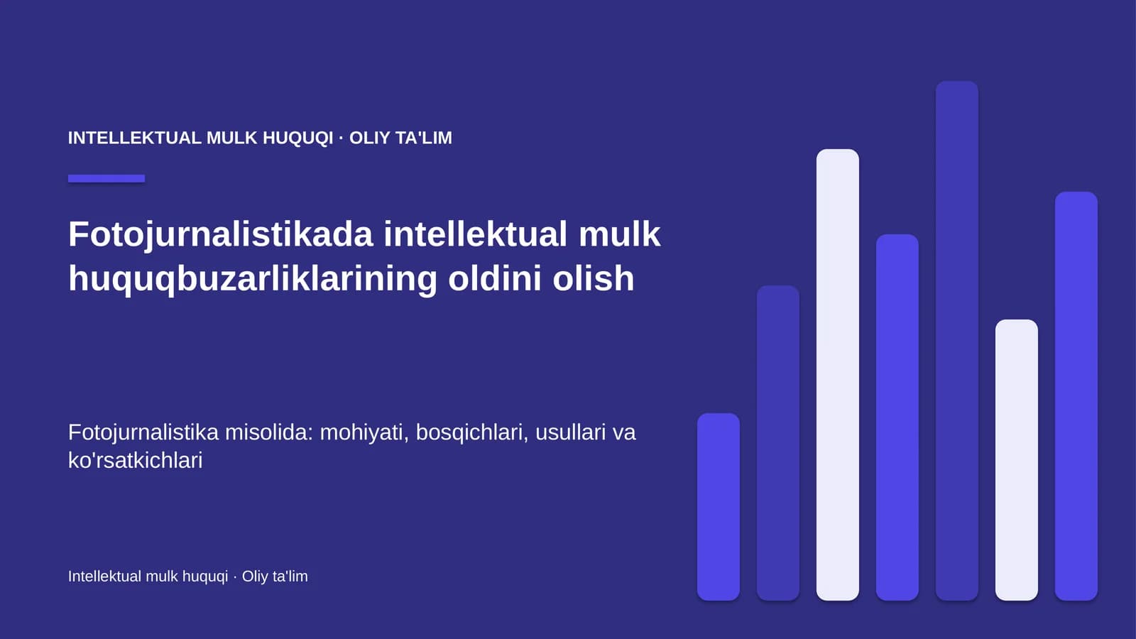 fotojurnalistikada intellektual mulk huquqbuzarliklarining oldini olish 4769