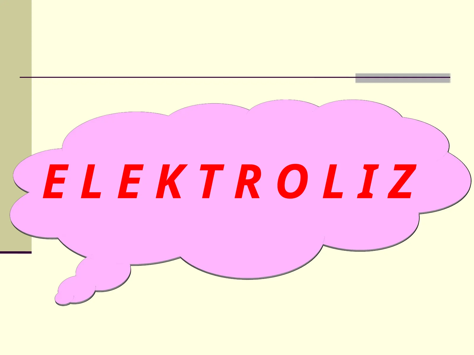 ELEKTROLIZ