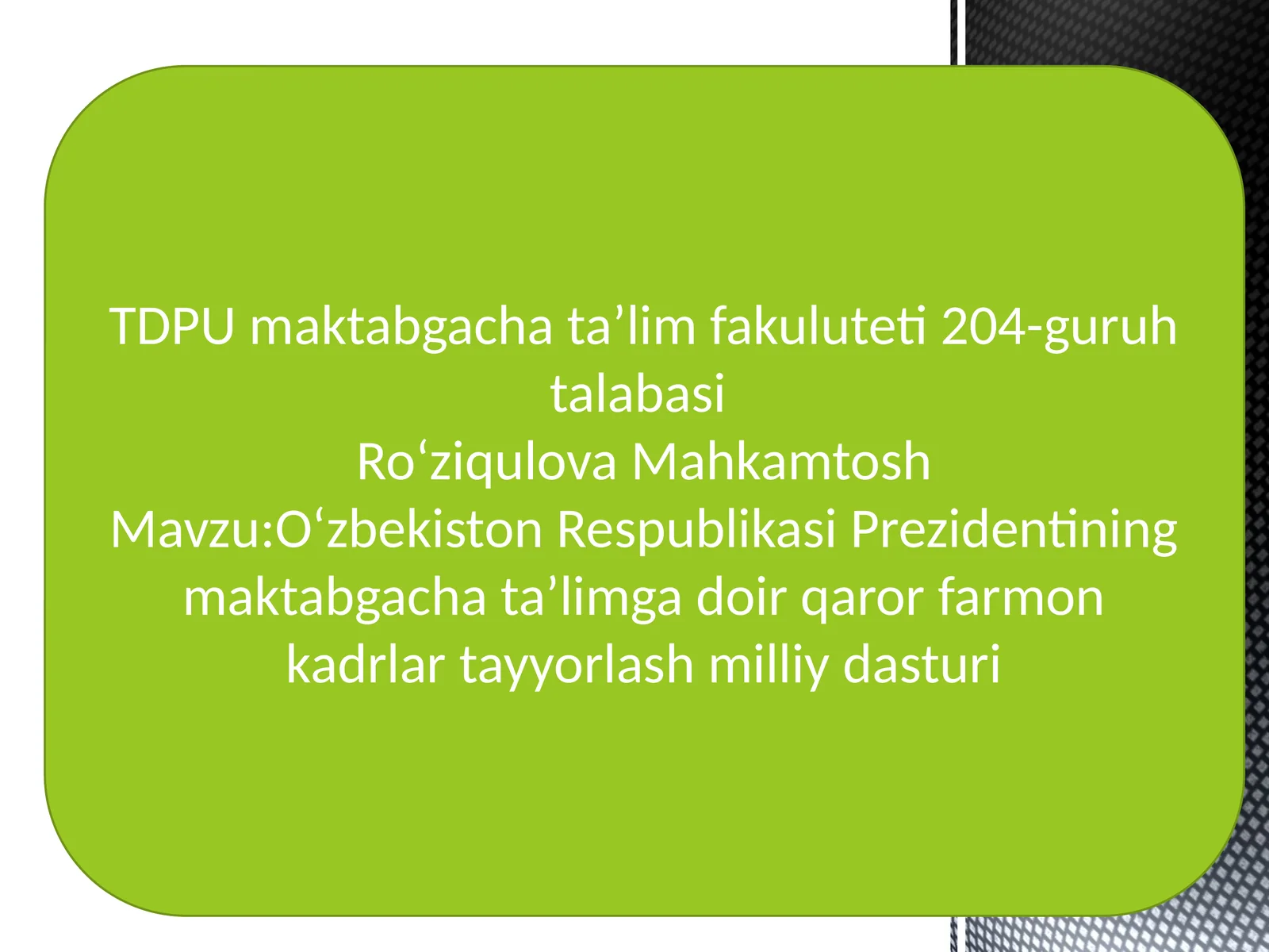 Product slide 1