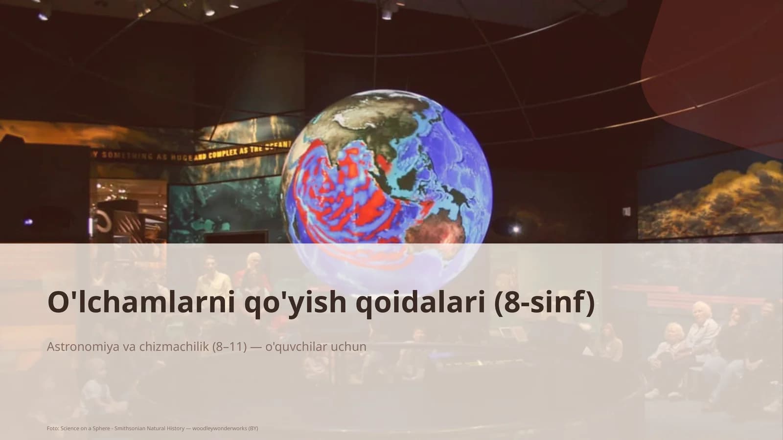 O'lchamlarni qo'yish qoidalari (8-sinf)