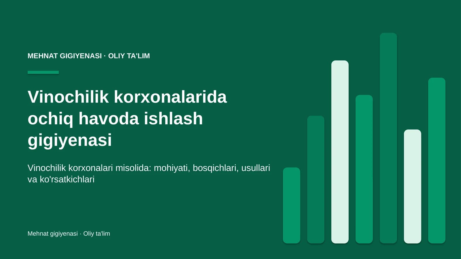 vinochilik korxonalarida ochiq havoda ishlash gigiyenasi 8943