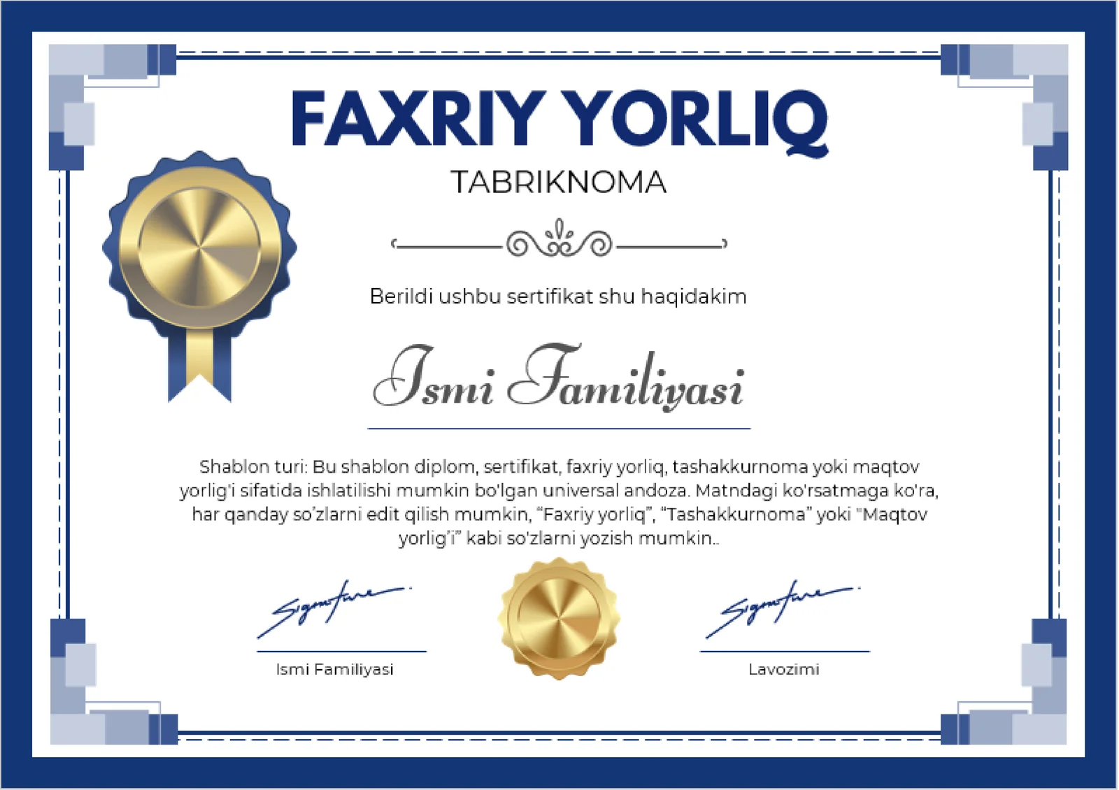 FAXRIY YORLIQ