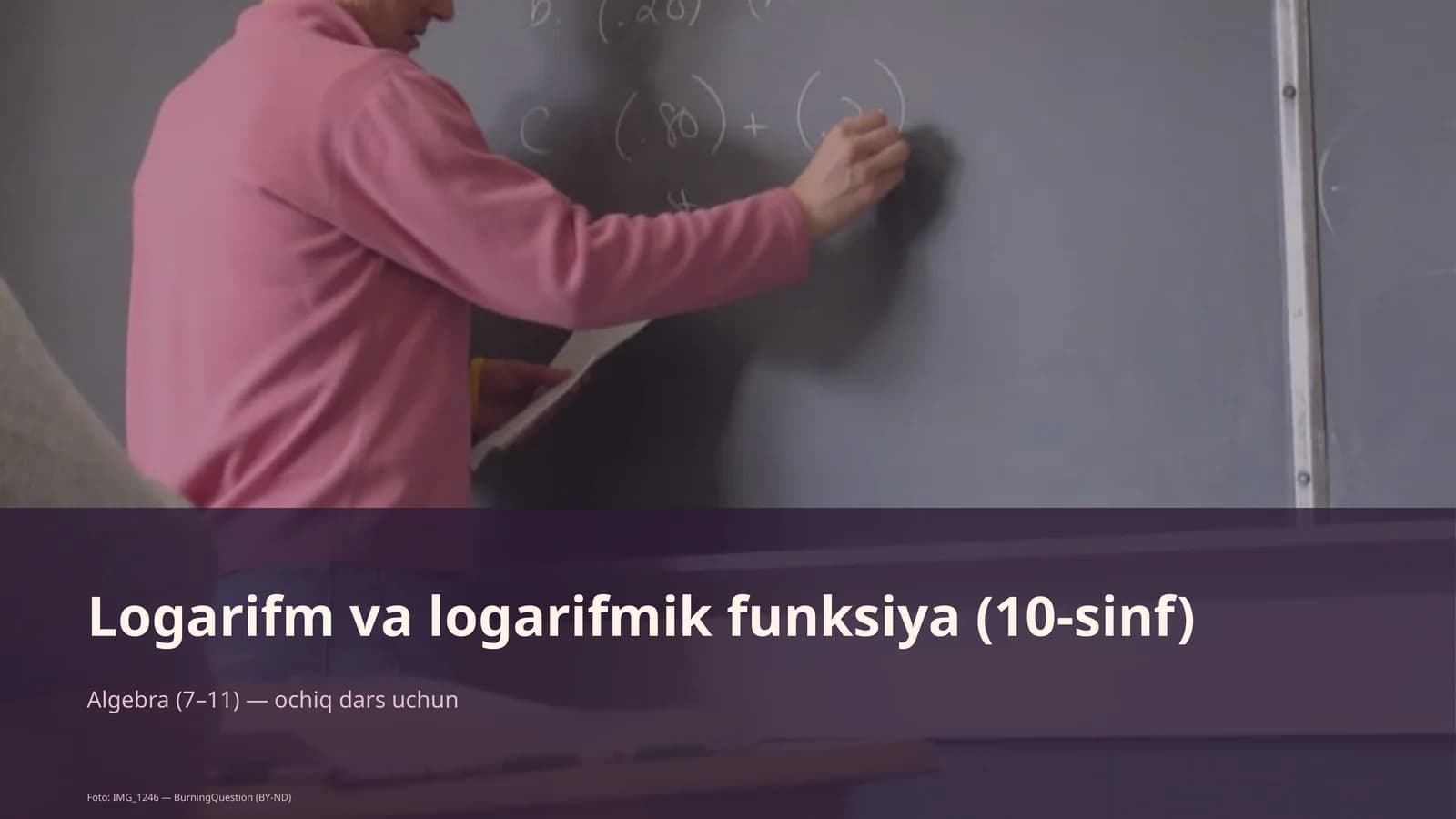 Algebra (10 sinf)