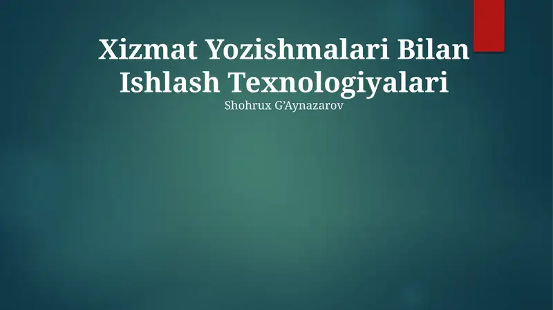 Product slide 1