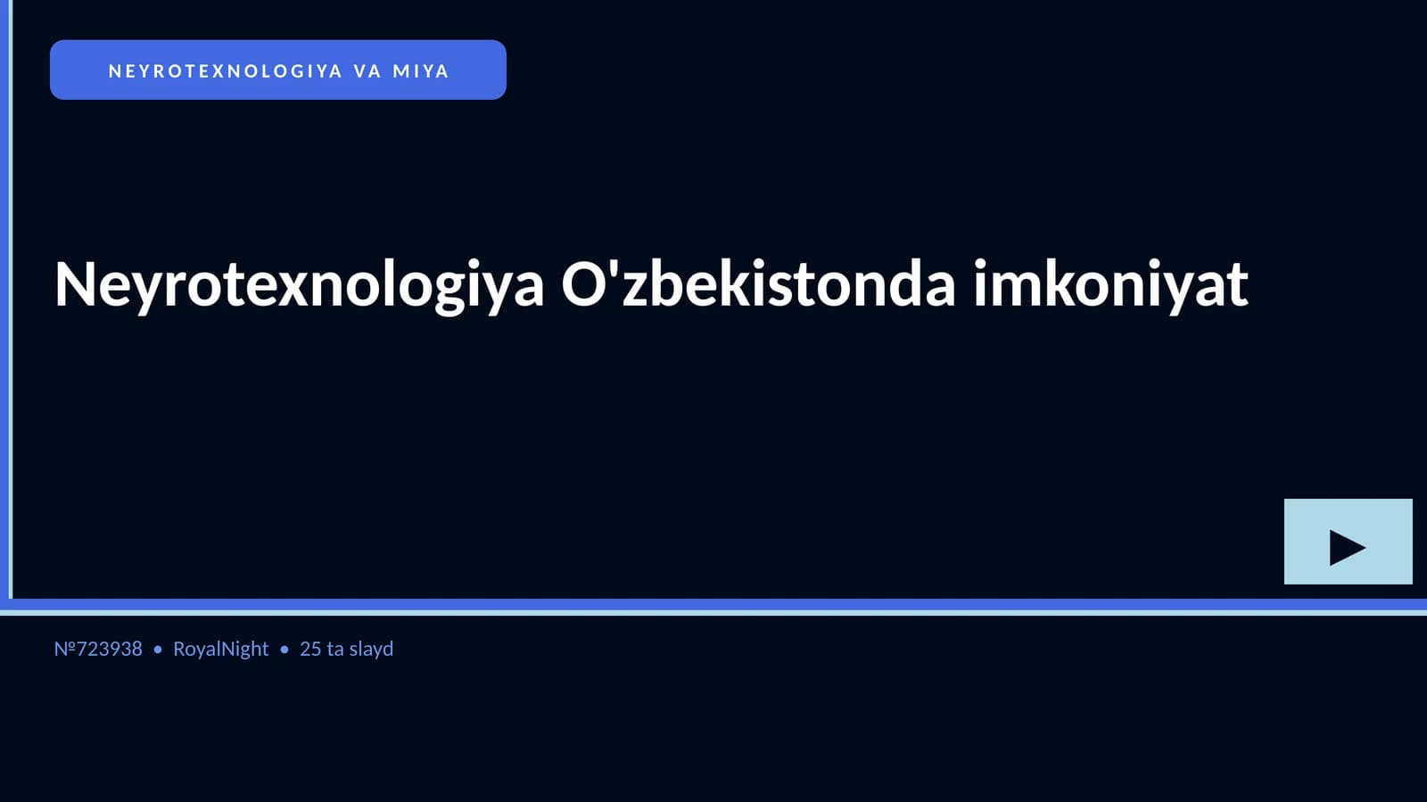 NEYROTEXNOLOGIYA VA MIYA