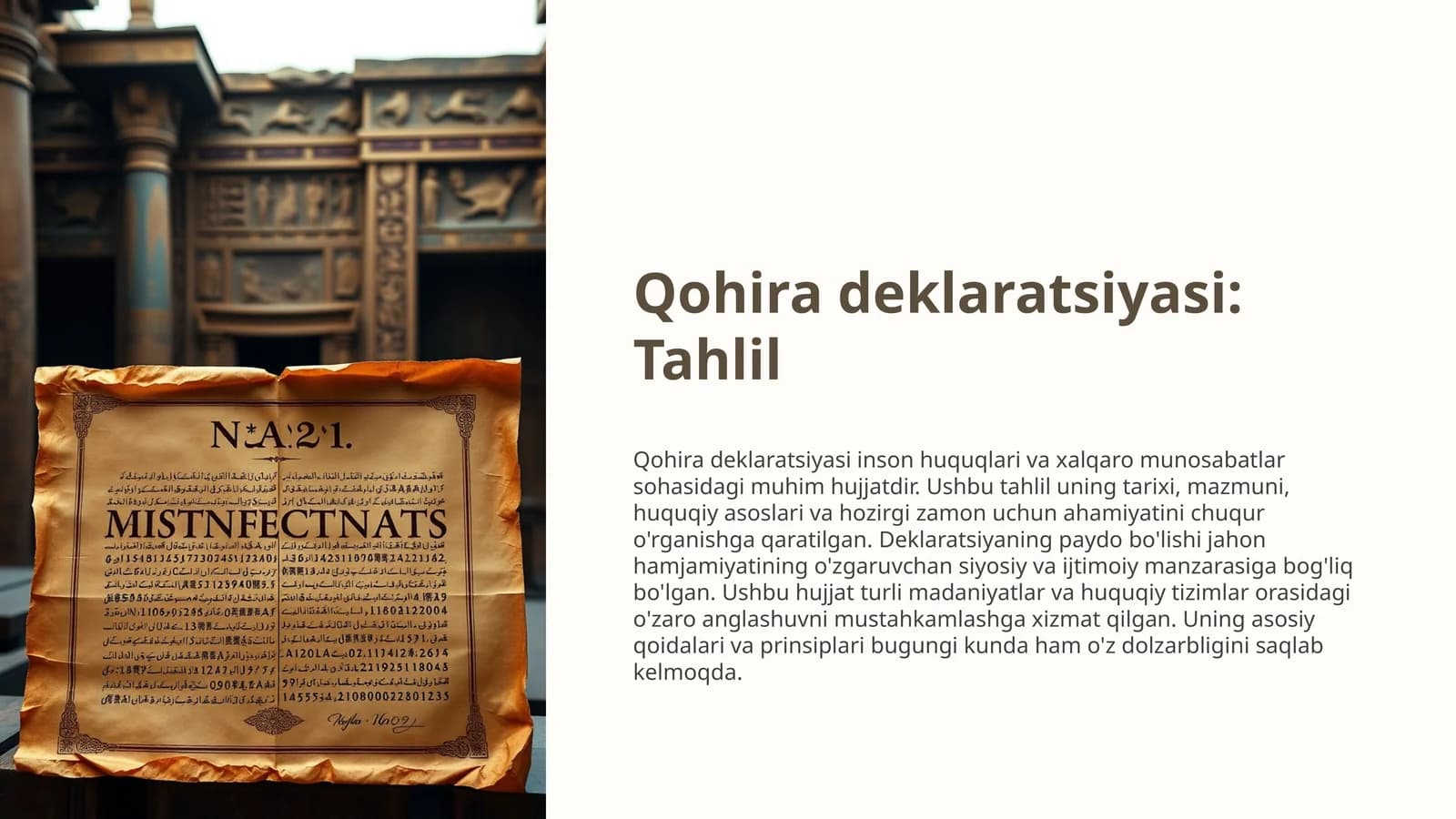 Qohira deklaratsiyasi
