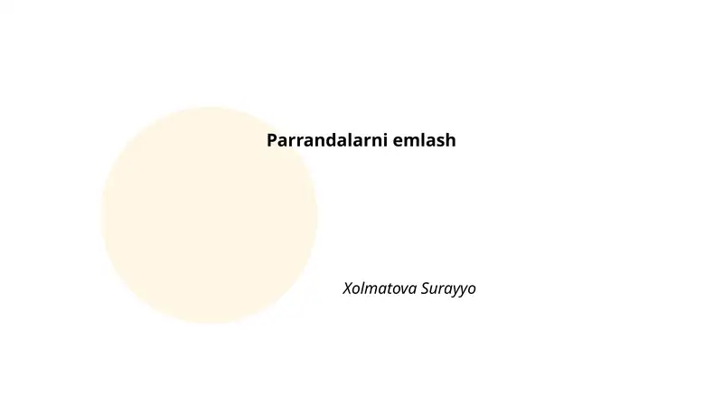Parrandalarni emlash
