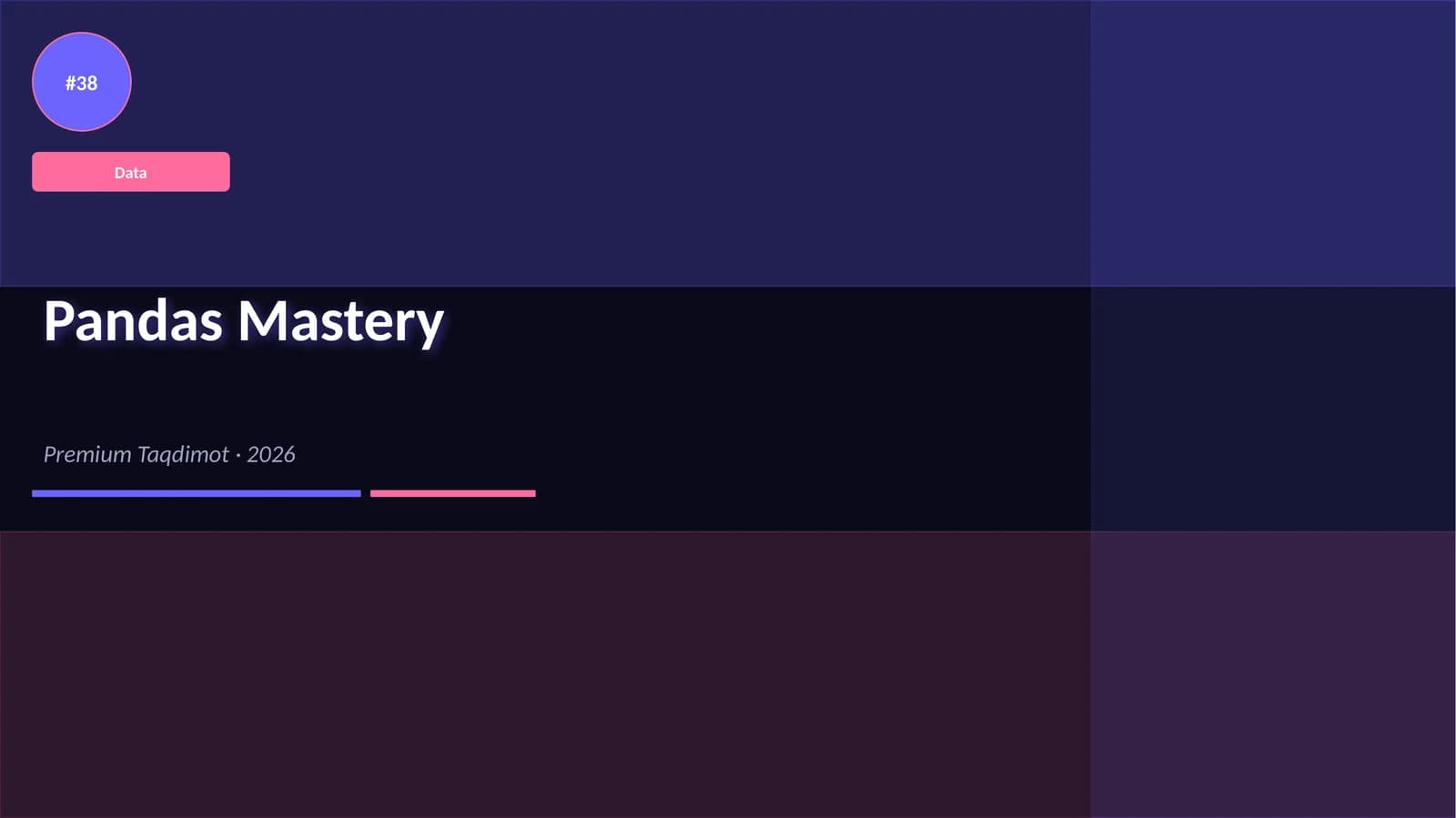 Pandas Mastery