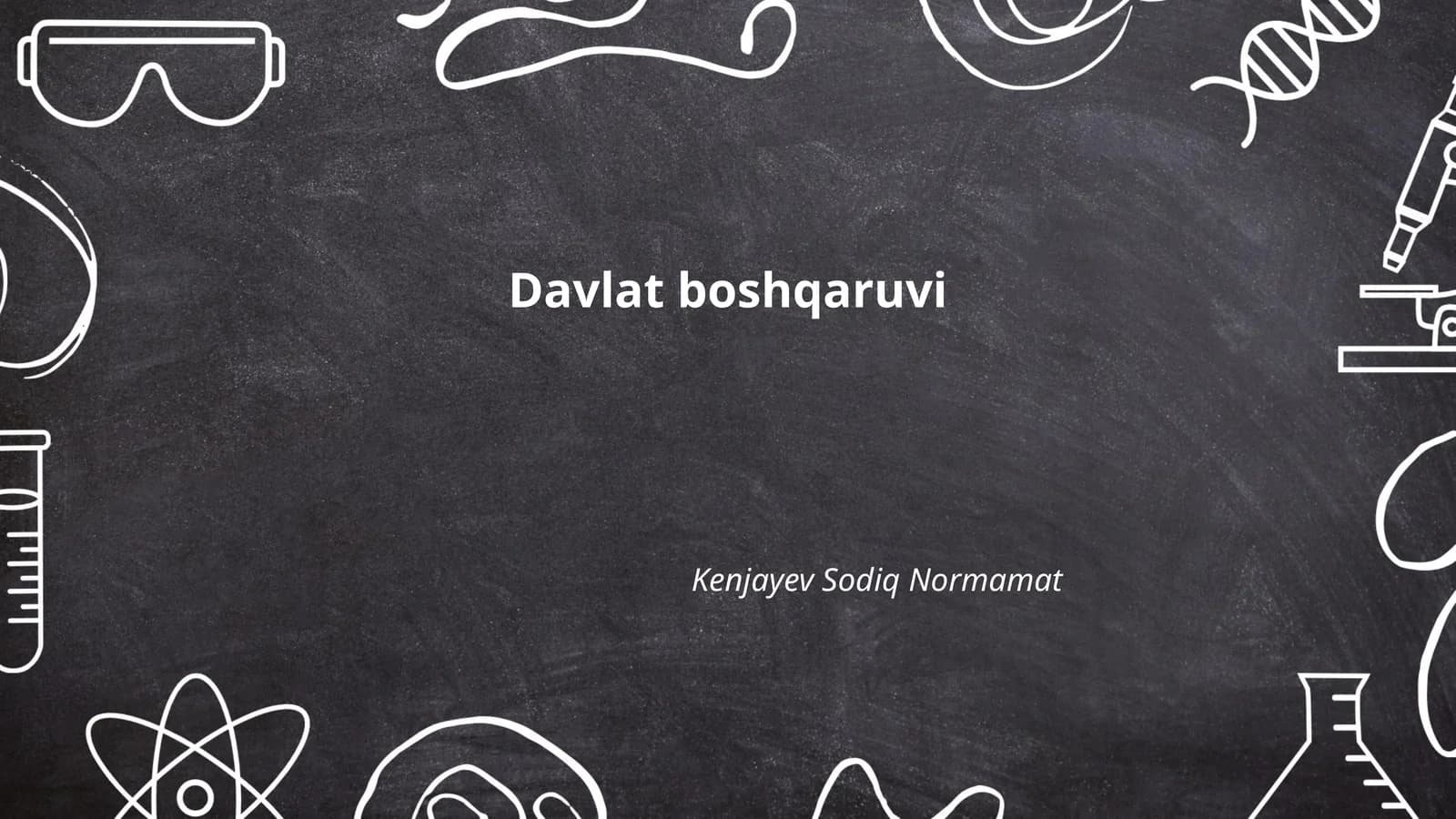 Davlat boshqaruvi