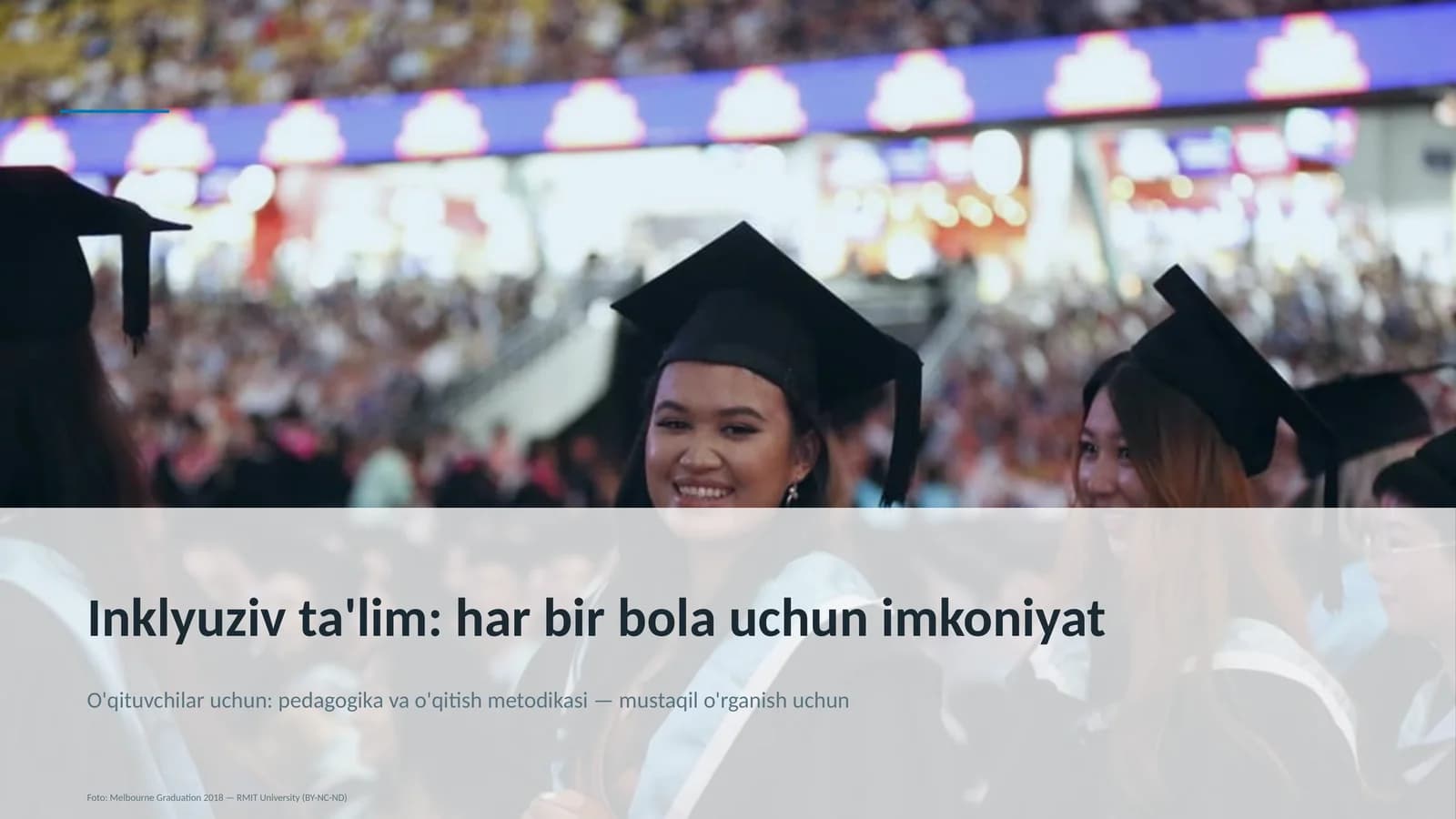 Inklyuziv ta'lim: har bir bola uchun imkoniyat