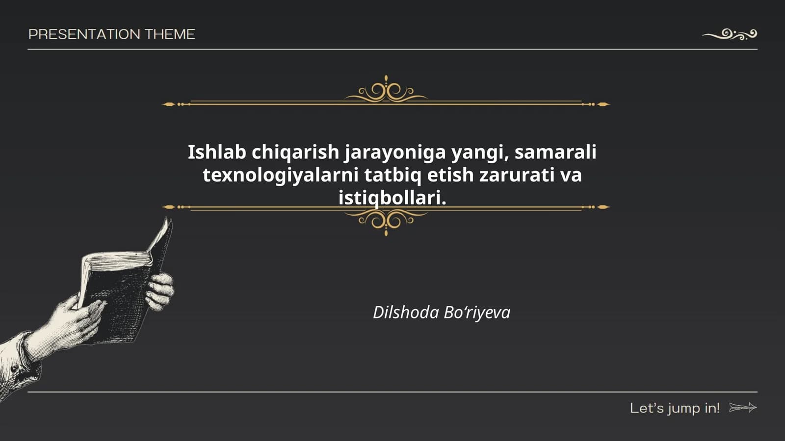 Ishlab chiqarish jarayonida yangi texnologiyalar