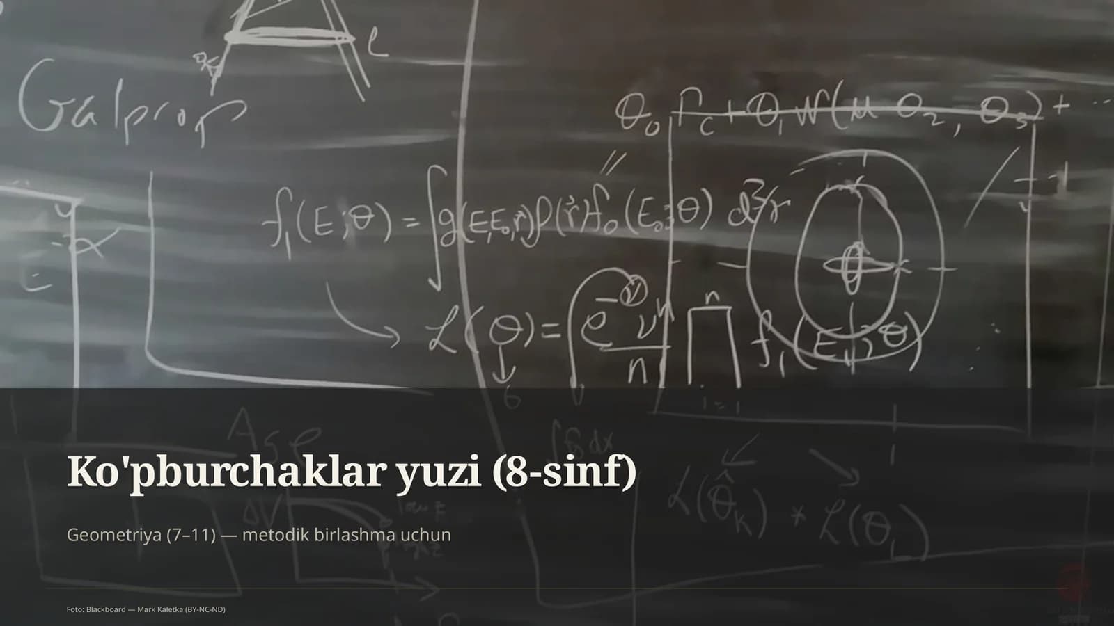 Ko'pburchaklar yuzi (8-sinf)