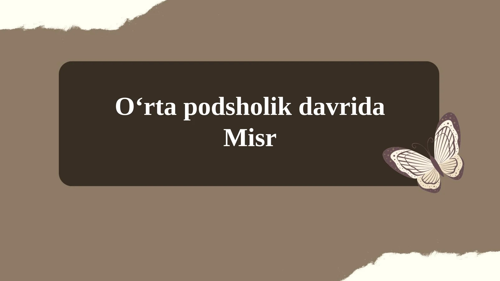 Oʻrta podsholik davrida Misr