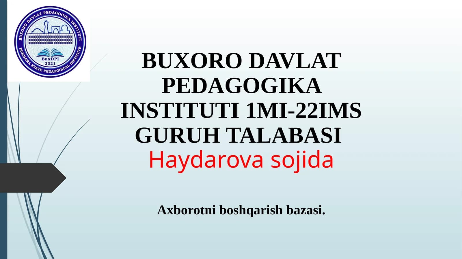 Axborotniboshqarishbazasi
