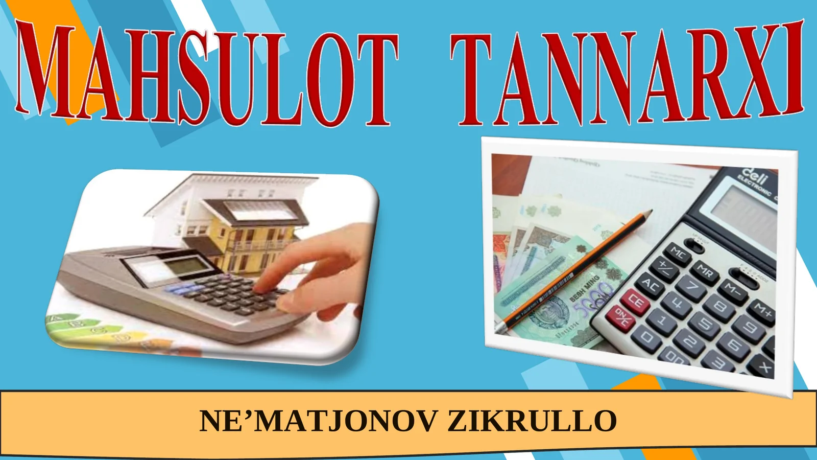 TANNARX TUSHUNCHASI