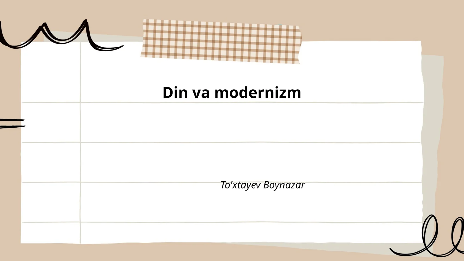 Din va modernizm