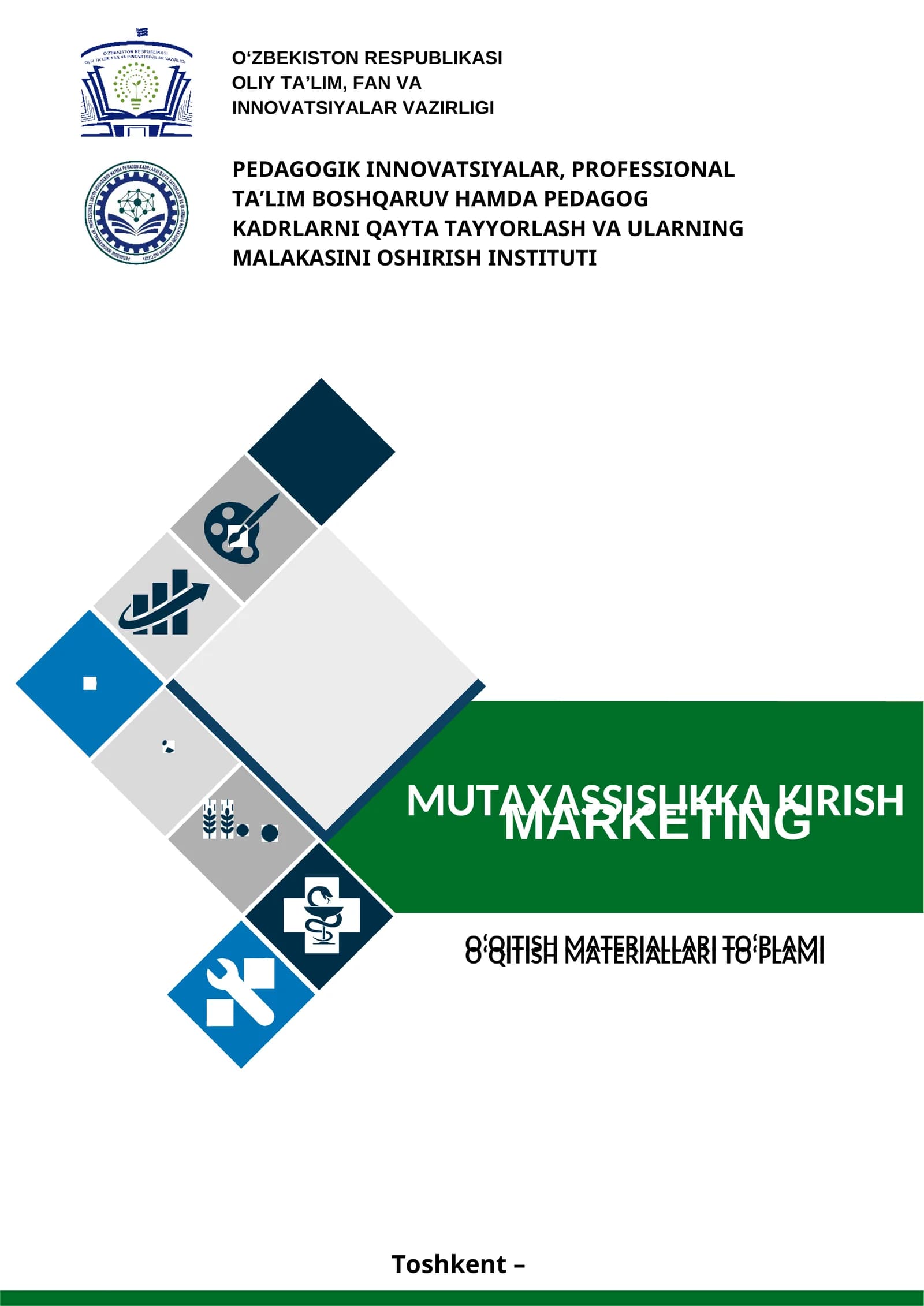 Marketing fanidan o'qitish materiallari to'plami
