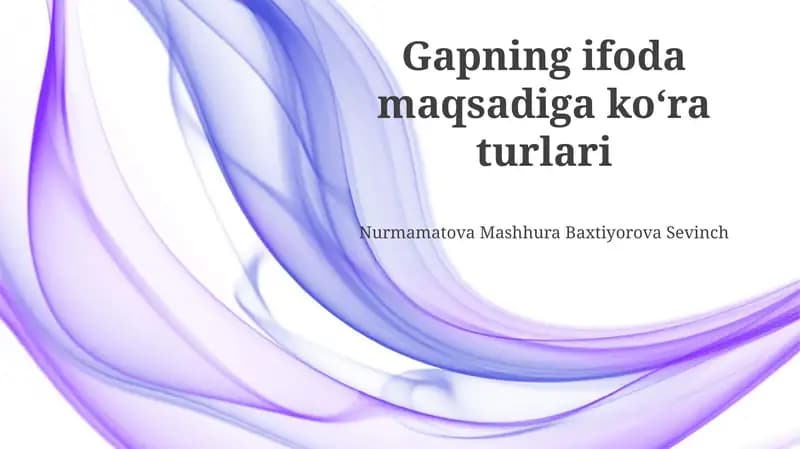 Reja va strategiyani ifodalash