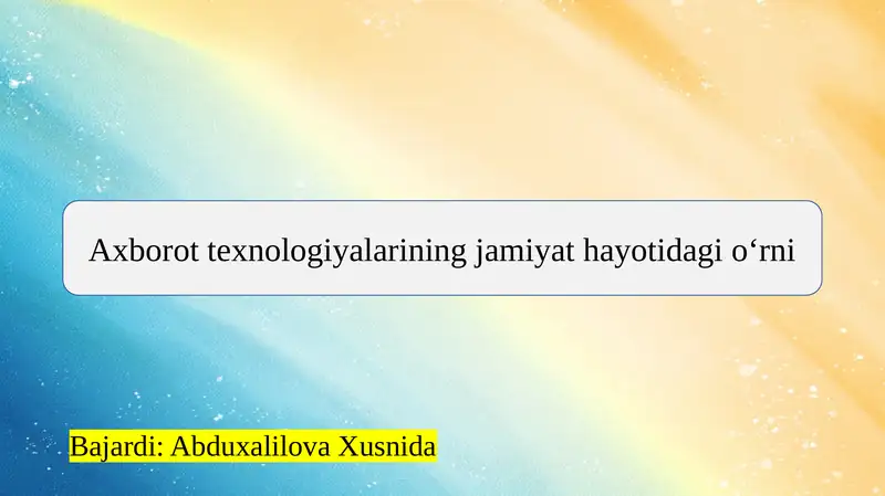 Product slide 1