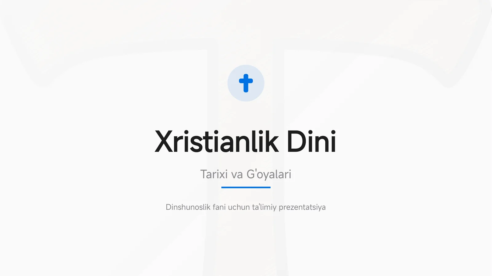 Xristianlik Dini