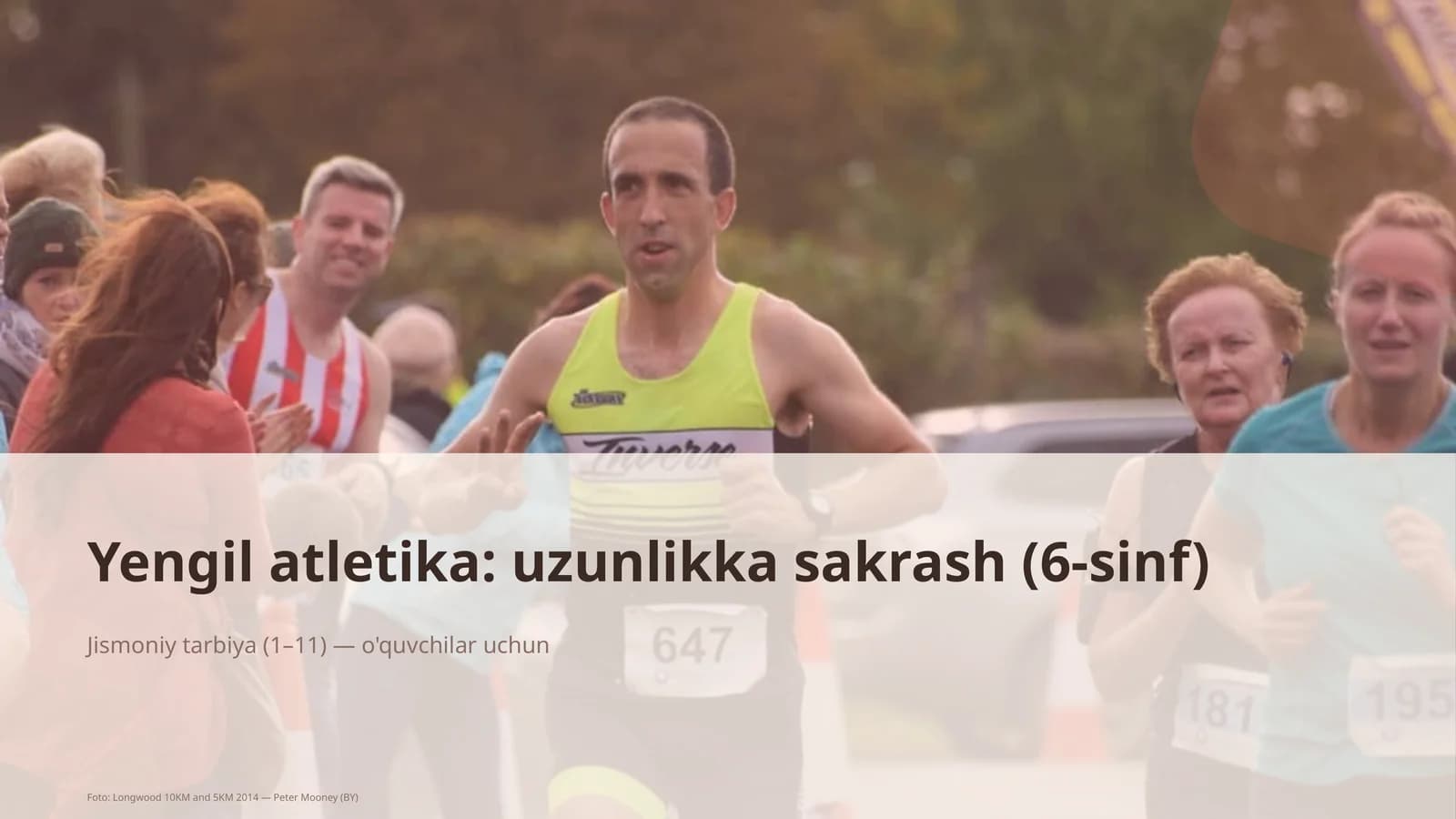 Yengil atletika: uzunlikka sakrash (6-sinf)