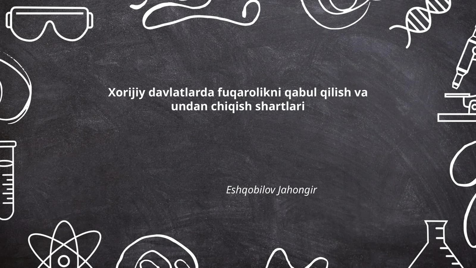 Fuqarolikni qabul qilish va undan chiqish shartlari