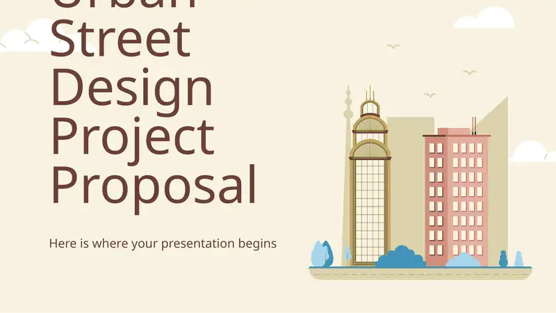 Urban Street Design Project Proposal