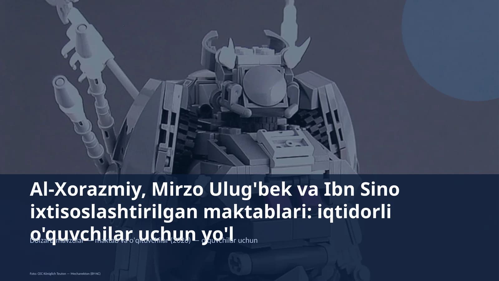 Al-Xorazmiy, Mirzo Ulug'bek va Ibn Sino ixtisoslashtirilgan maktablari: iqtidorli o'quvchilar uchun yo'l