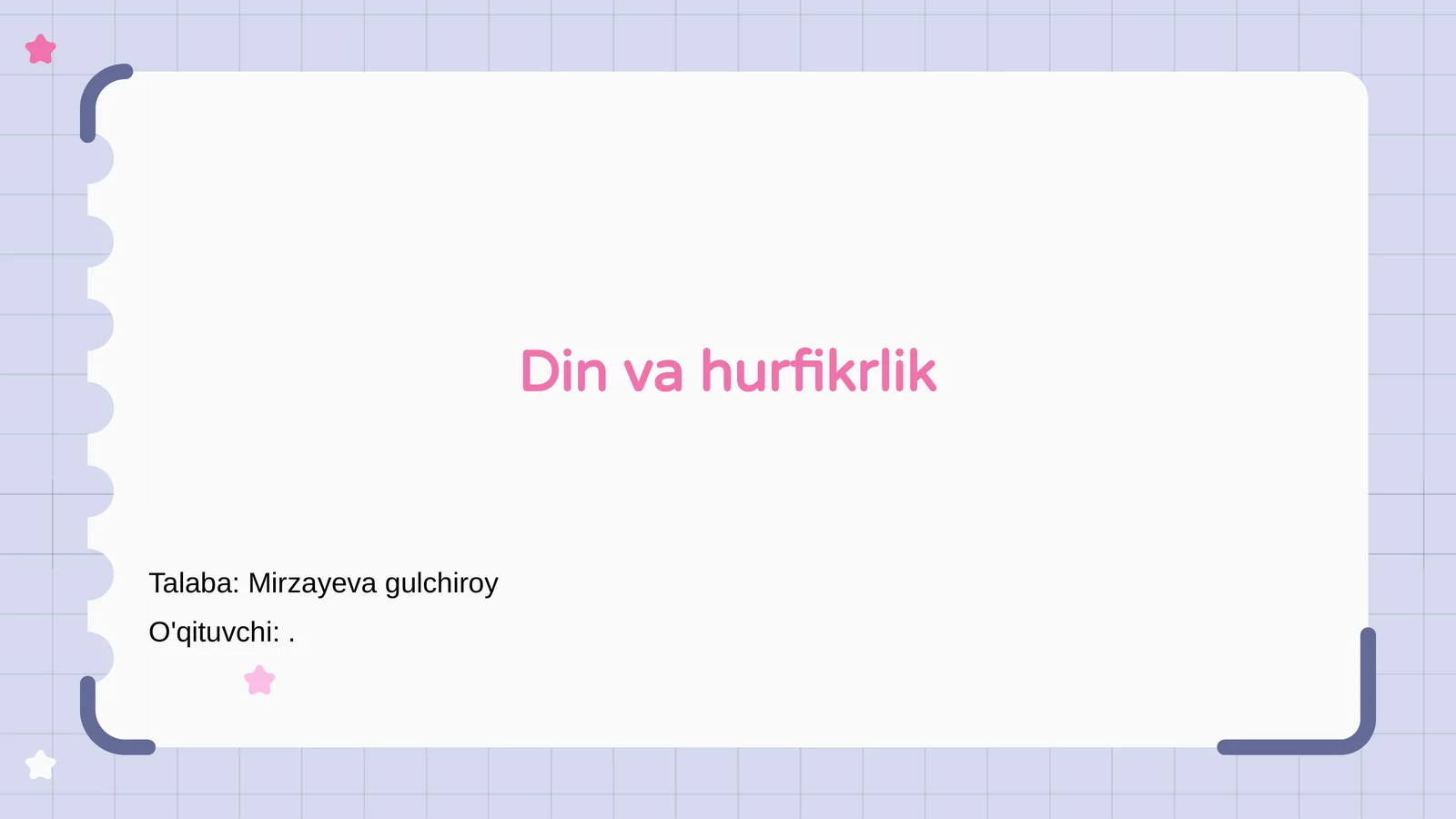 Din va hurfikrlik