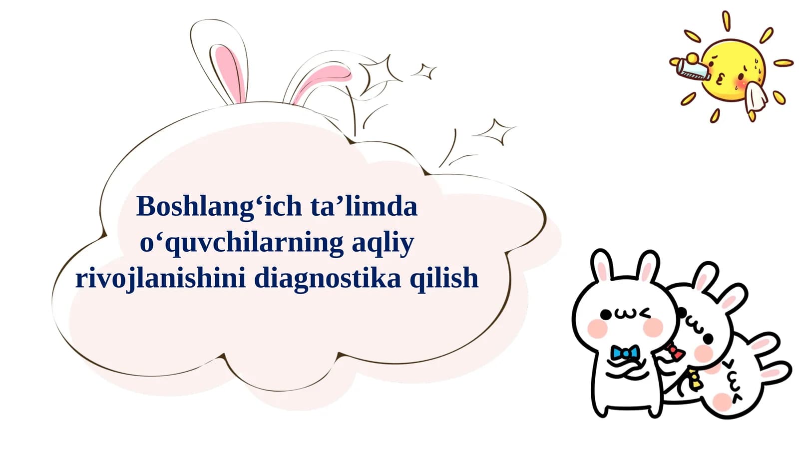 Aqliyrovojlanish diagnostika qilish