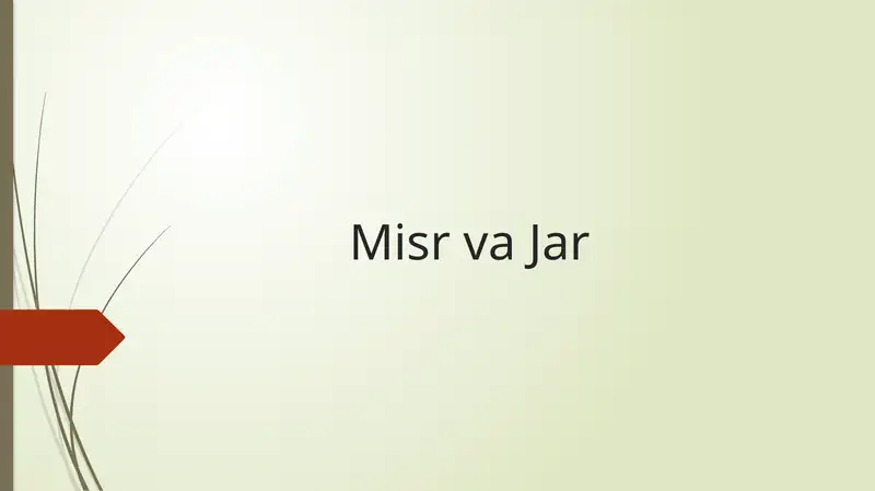 Misr va Jar