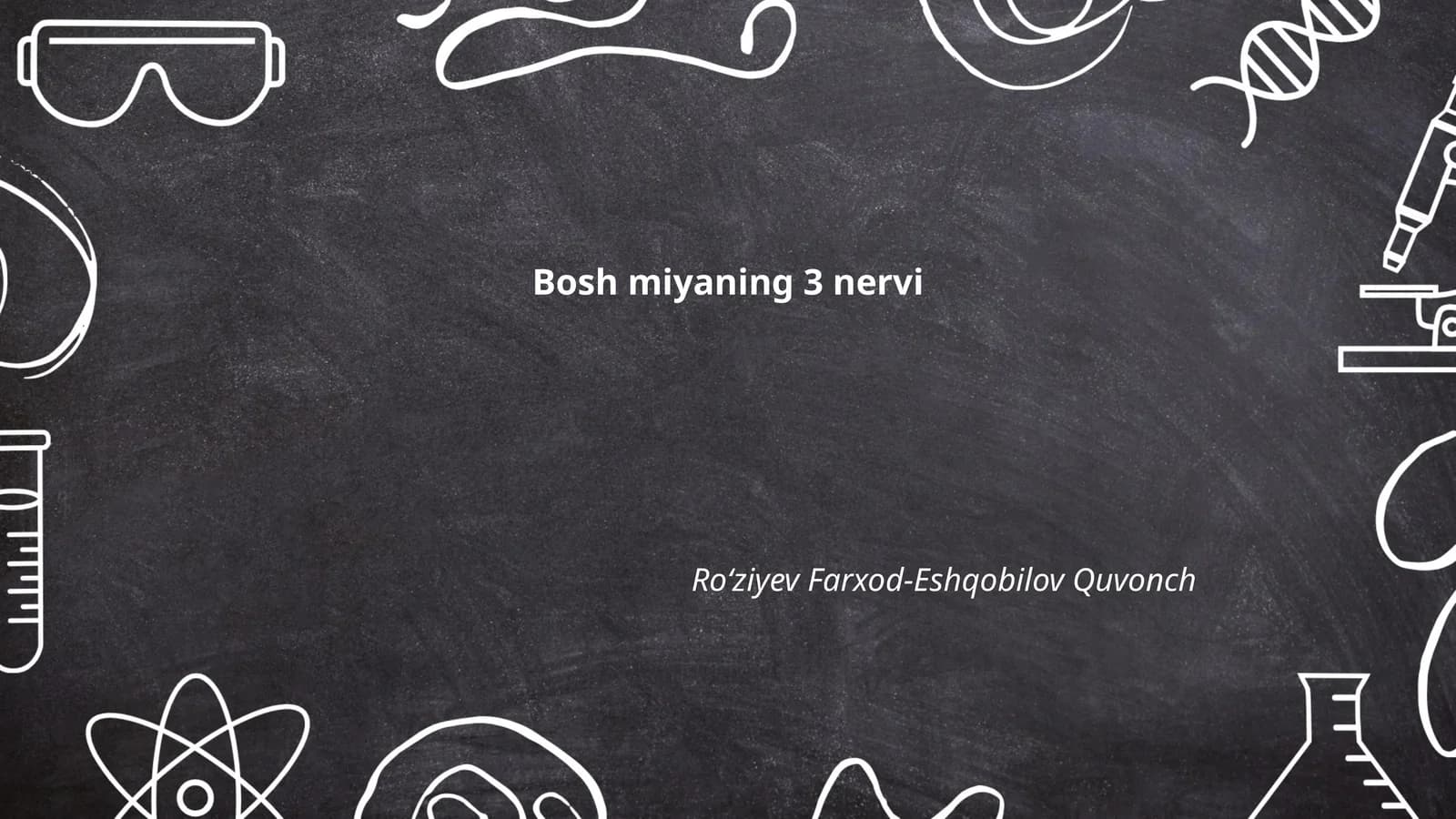 Bosh miyaning 3 nervi
