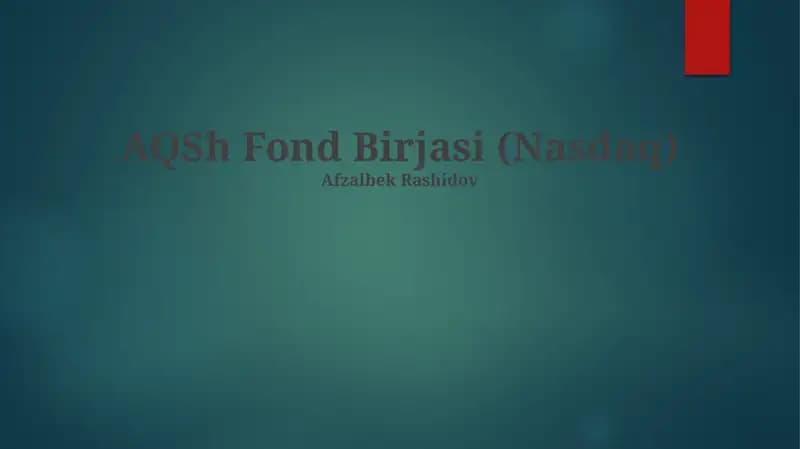 Nasdaq Fond Birjasi