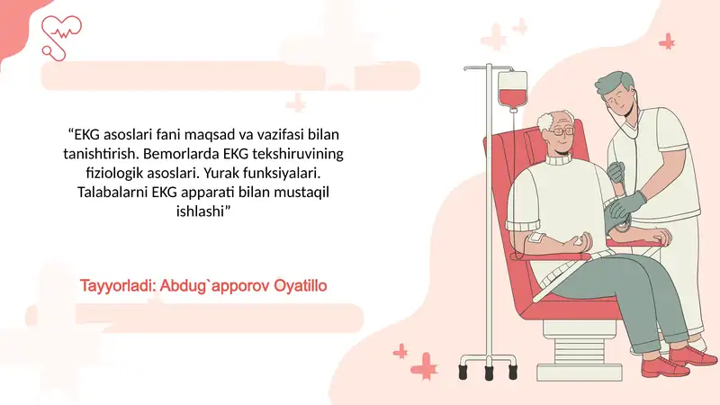Elektrokardiografiya (EKG)