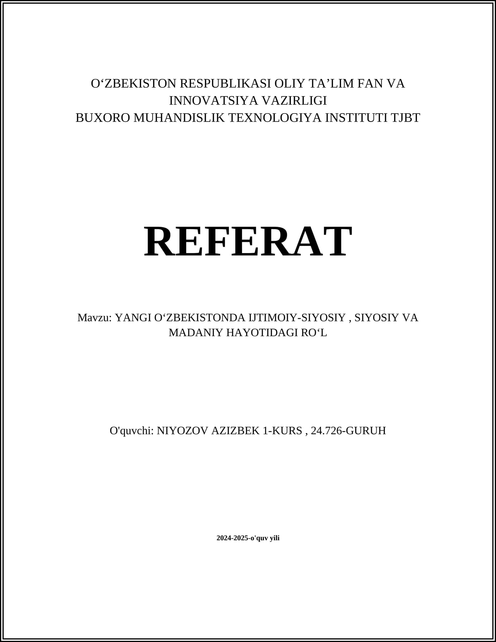 REFERAT